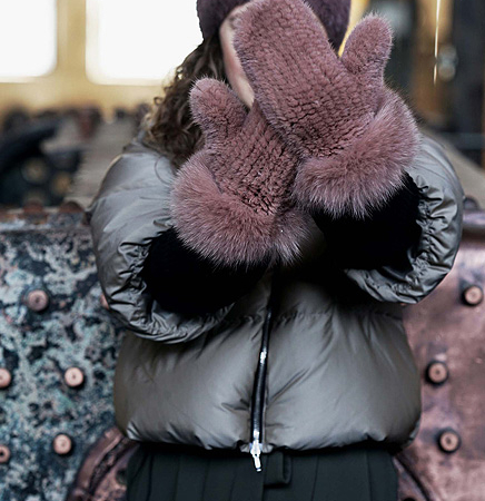 Winter Must-have. Kuschelig weich, herrlich warm – Handschuhe mit Style aus Pelz.